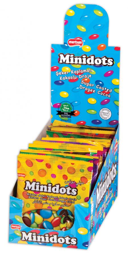 Minidots �eker Kaplamal� Kakaolu Draje - K���k Po�et