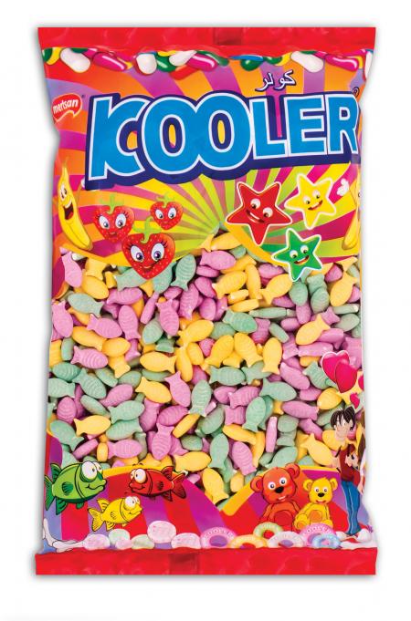 Kooler Ahududu - Limon Aromal� Bal�k �ekilli S�k� �eker - Po�et