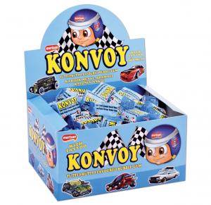 Konvoy Kar���k Meyve Aromal� Balonlu Sak�z (d�vmeli)