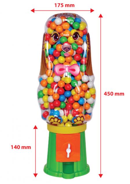 Airball Kar���k Meyve Aromal� �ekerli Top Sak�z (K�pek Makineli)