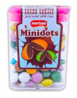 Minidots �eker kaplamal� Kakaolu Draje - Kare Stand